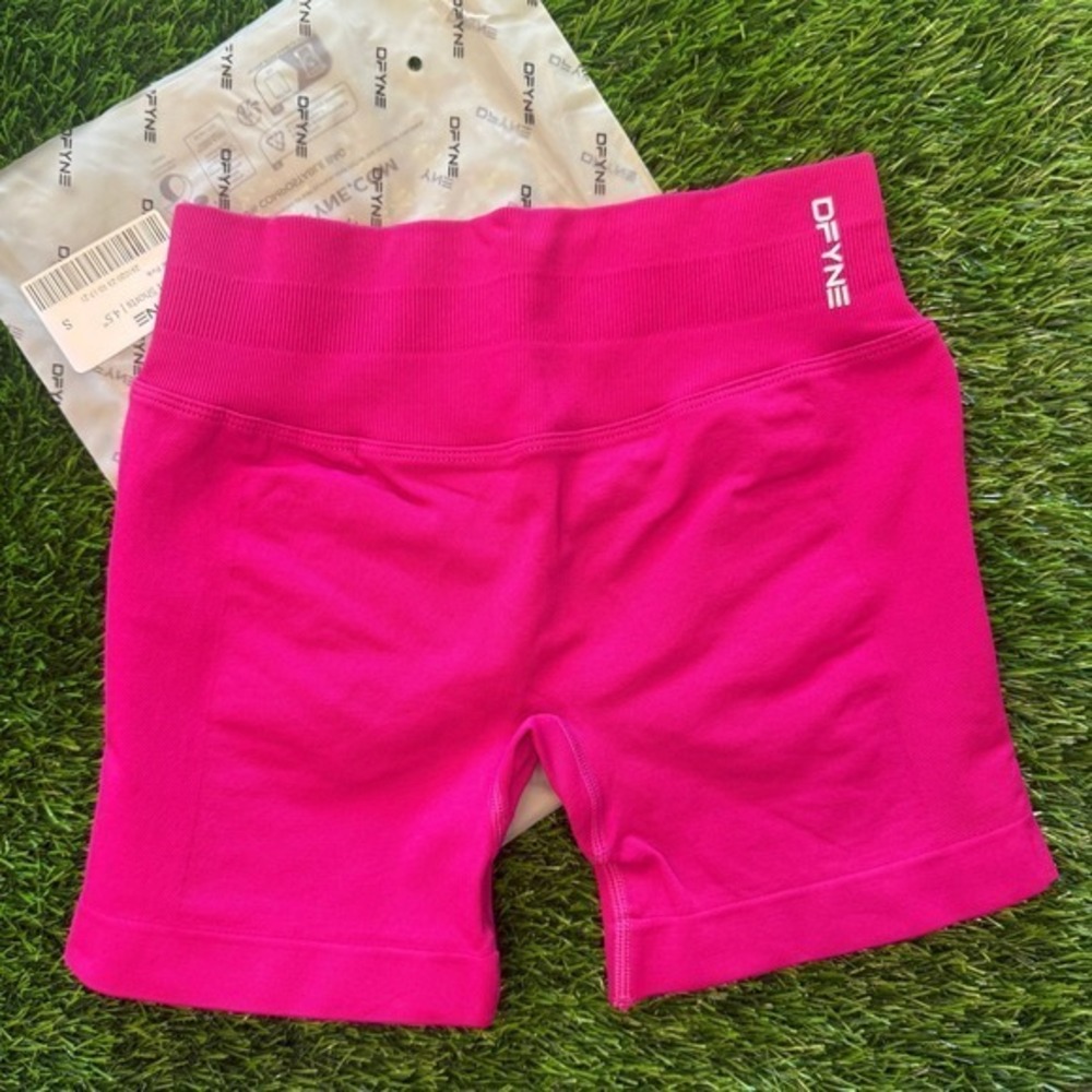 Dfyne impact shorts 4.5" floral pink small - Picture 2 of 5